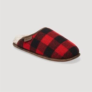 🆕 Eddie Bauer Women Red Firelight Novelty Scuff